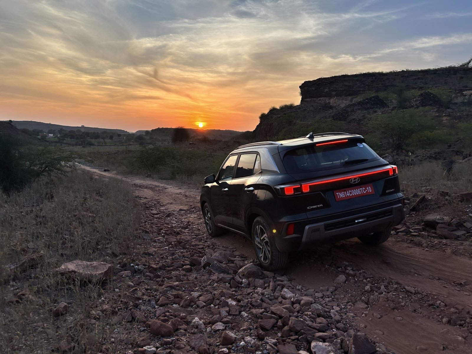 Hyundai Creta rear three-fourths