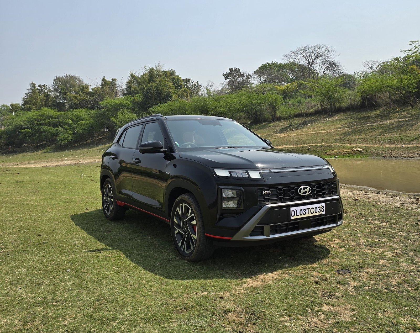 Hyundai Creta N Line front three-fourths