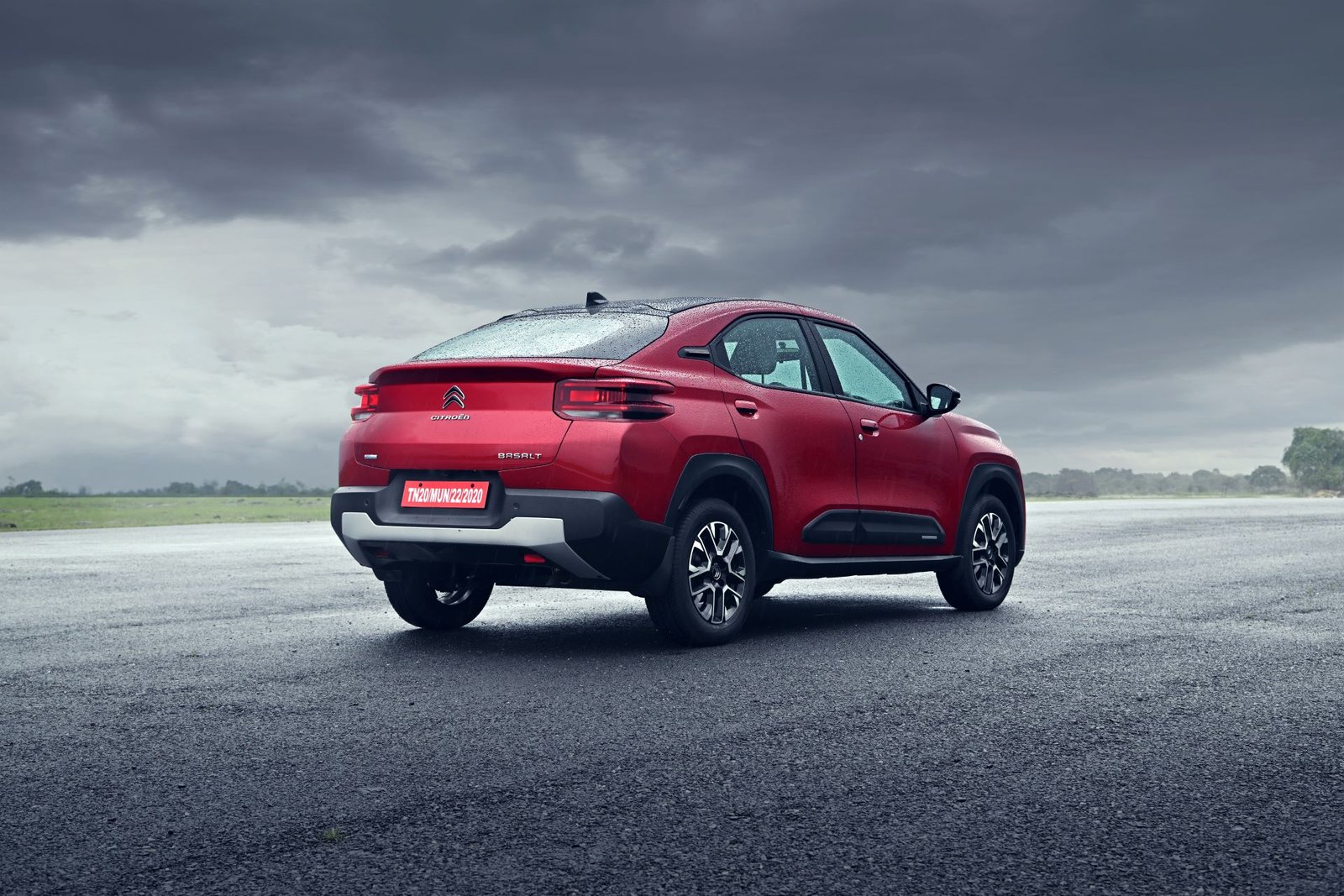 Citroen Basalt rear three-fourths